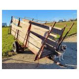 Hog Chute Cart - Bad Tire