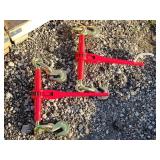 2- New 9200lb Ratchet Chain Binders 3/8 - 1/2