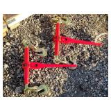 2- New 9200lb Ratchet Chain Binders 3/8 - 1/2