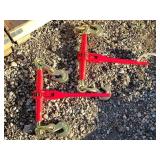 2- New 9200lb Ratchet Chain Binders 3/8 - 1/2