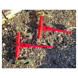 2- New 9200lb Ratchet Chain Binders 3/8 - 1/2