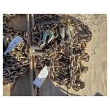 2- New 3/8" 20ft. G70 Chains