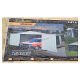 Land Honor 11x19 Metal Garage Shed - Dbl. Doors