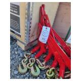 4- New 5400lb Ratchet Chain Binders 5/16-3/8