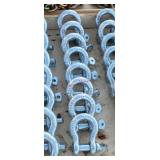 8- New 3/4" Screw Pin Anchor Shackles