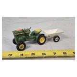 1/16 Played John Deere 110 Tractor w/ Wagon