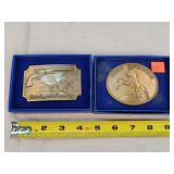 2- Colt Belt Buckles