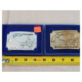 2- Colt Army Model 44 Belt Buckles