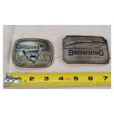 Remington & Browning Belt Buckles
