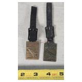 2 Vintage Watch Fobs Link Belt Speeder Shovel
