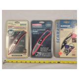 2- Schrade & 1- Craftsman Pockets Knives