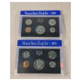 1971 & 1972 United States Proof Sets
