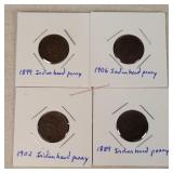 4- Indian Head Cents