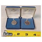 2- 2.5g Franklin Mint Sterling Pendants