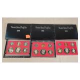 1980-82 United States Proof Coin Sets