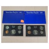 1971-72 United States Proof Coin Sets
