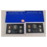 2- 1983 United States Proof Sets