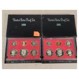 1980 & 1981 United States Proof Sets