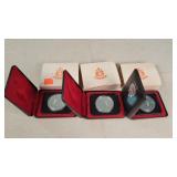 3- Canadian Silver Dollars