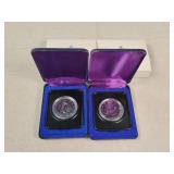 2- Canadian Dollars 1975 & 1976