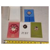 4- Bronze Coin Franklin Mint Christmas Cards