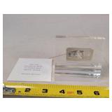 1976 Franklin Mint Sterling Ingot - 2.33oz.