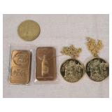 Coca-Cola Bronze Bars & Pendants