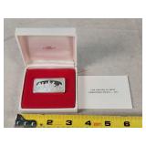 1973 Sterling Christmas Ingot 2.31 oz.
