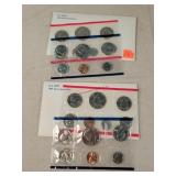 2- 1981 United States UNC Mint Sets