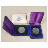2- Canadian Dollars 1975 & 1976