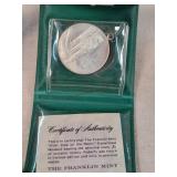 Franklin Mint Moon Landing Sterling Pendant