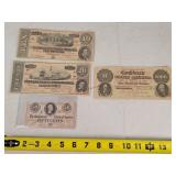 1954 Confederate Reprint Money