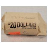 $20 Roll on Eisenhower Dollar Coins - UNC