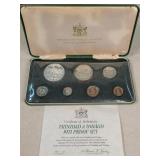 1971 Trinidad & Tabago Proof Set by Franklin Mint