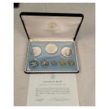 1974 Belize Proof Set by Franklin Mint