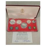 1975 Bahamas Proof Set by Franklin Mint