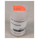 17- 2007 Uncirculated Presidential Dollars