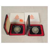 2- (Musty) 1971 Silver Canadian Dollar