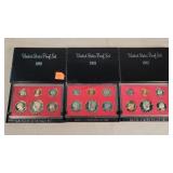 1980-82 United States Mint Coin Sets