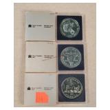 1981, 1982, 1983 Canadian Silver Dollars