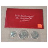 1976 US Bicentennial Silver UNC Set