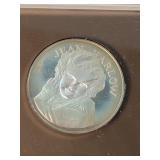 Franklin Mint Sterling Silver Proof - Jean Harlow