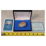 Sterling Model A Franklin Mint Belt Buckle