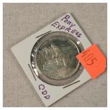 1935 Pony Express Medallion