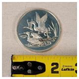American Wildlife 2.41oz. STERLING Silver Round