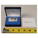 1973 Franklin Mint Sterling Ingot - 2.33oz.