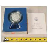 1973 Sterling (6.7oz)  Inaugural Medal