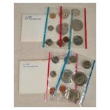 1976 & 1977 US Mint Uncirculated Coin Sets