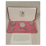 1973 Liberia Proof Set by Franklin Mint