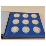 1973 (36 Sterling 1oz. Proof Coins) Franklin Mint